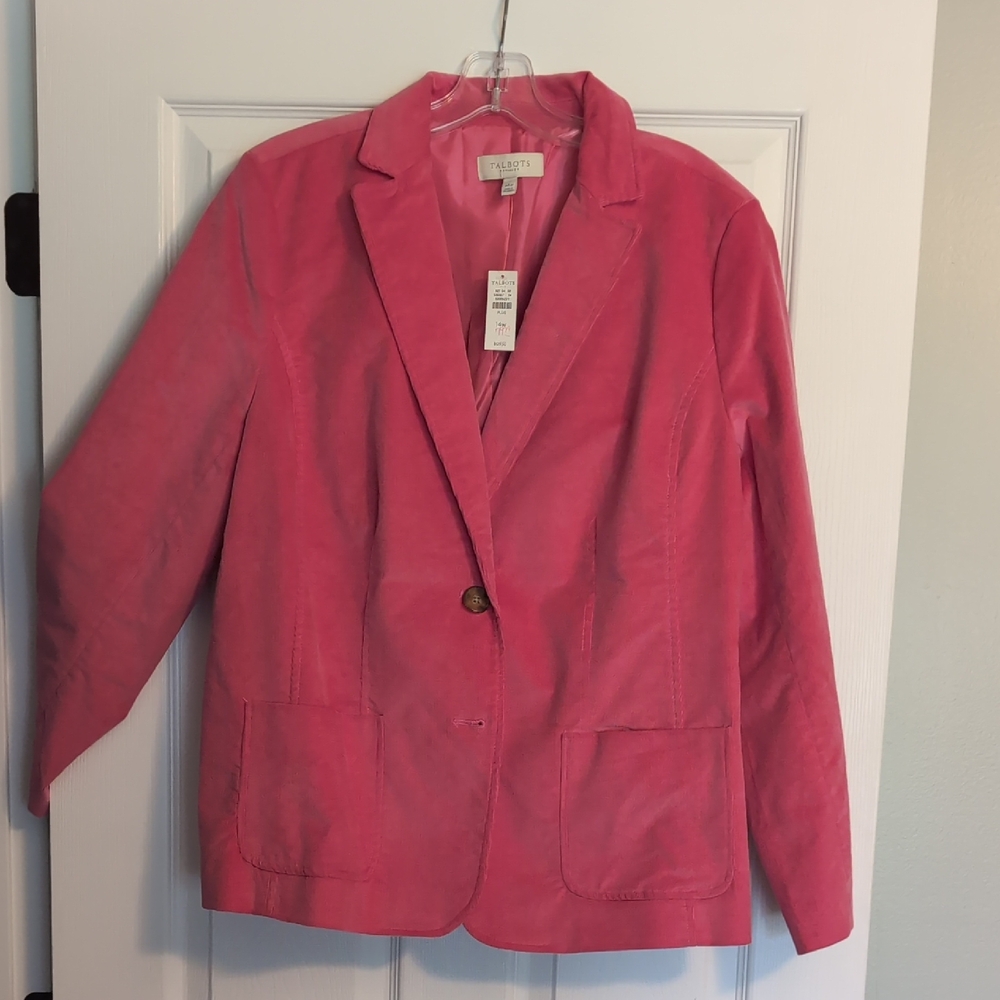 Talbots Vibrant Pink Blazer for Women